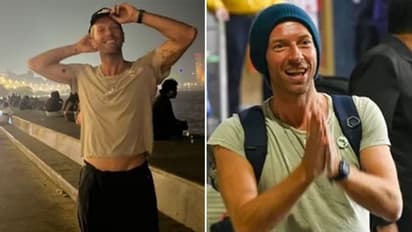 Chris Martin in Mumbai: Coldplay all set for India tour; lead singer poses at Marine Drive