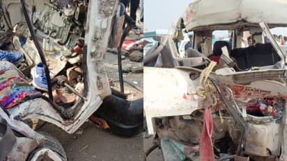 ട്രെക്ക് ഇടിച്ചതിന് പിന്നാലെ ബസിലേക്ക് ഇടിച്ച് കയറി മിനിവാൻ, മഹാരാഷ്ട്രയിൽ 9 പേർ കൊല്ലപ്പെട്ടു