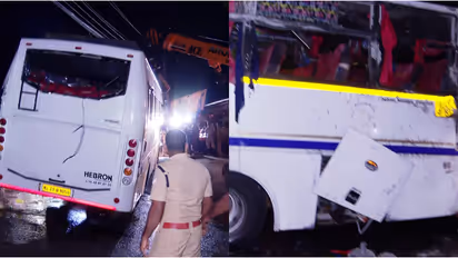 നെടുമങ്ങാട് ടൂറിസ്റ്റ് ബസ് അപകടം; സംഭവ സ്ഥലത്ത് നിന്നും ഓടിരക്ഷപ്പെട്ട ഡ്രൈവർ കസ്റ്റഡിയിൽ