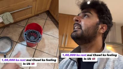 ഇതാണവസ്ഥ, 1 ലക്ഷം രൂപ വാടക, ചോര്ന്നൊലിക്കുകയാണ്, ലണ്ടനിലെ വാടകഫ്ലാറ്റിന്റെ വീഡിയോയുമായി യുവാവ്