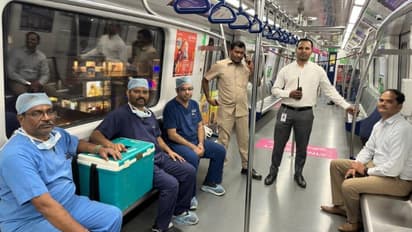 13 km in 13 mins across 13 stations: Hyderabad Metro facilitates 'Green corridor' for heart transplant