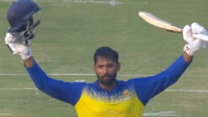 വിജയ് ഹസാരെ: തുടക്കത്തിലെ തകര്ച്ചക്കുശേഷം തകര്ത്തടിച്ച് കര്ണാടക, വിദര്ഭക്ക് കൂറ്റന് വിജയലക്ഷ്യം