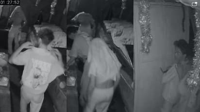 തൃപ്രയാറിൽ പച്ചക്കറി കടയ്ക്കകത്ത് മൂന്നുപേർ, ഇട്ട ടീഷർട്ടിൽ മുഖംമറച്ചും അല്ലാതെയും ഏറെ നേരം, കവർന്നത് 1000 രൂപ