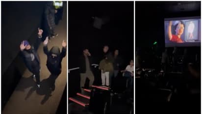 Khalistani supporters storm London cinema hall, raise slogans to disrupt screening of film 'Emergency' (WATCH)