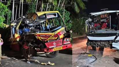 എടപ്പാളിൽ കെഎസ്ആർടിസി ബസും ടൂറിസ്റ്റ് ബസും കൂട്ടിയിടിച്ച് അപകടം; 30 ലധികം യാത്രക്കാര്‍ക്ക് പരിക്ക്