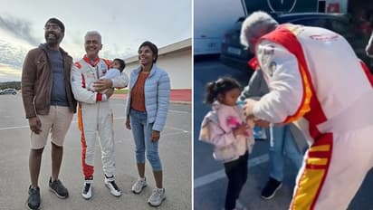 VIDEO: Ajith Kumar is in Portugal, enjoys time with fans and prepare for his next race