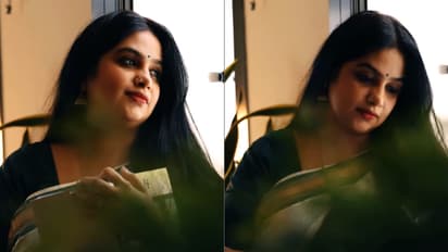 'ഇത് സംയുക്ത വർമയല്ലേ'? 'മേഘമൽഹാറി'ലെ ഗാനം റീക്രിയേറ്റ് ചെയ്ത് സ്വപ്ന ട്രീസ