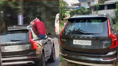 ഓടുന്ന കാറിൽ അഭ്യാസ പ്രകടനം; 1 കോടിയിലധികം വിലയുള്ള ആഡംബര കാർ പിടിച്ചെടുത്ത് എംവിഡി, ലൈസന്സ് സസ്പെന്റ് ചെയ്തു