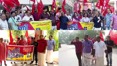 ഡയസ്‌നോണുമായി സർക്കാർ; ജീവനക്കാരുടെ പണിമുടക്ക് തുടങ്ങി, ജോയിൻ്റ് കൗൺസിൽ സമരപ്പന്തൽ പൊലീസ് പൊളിച്ചു