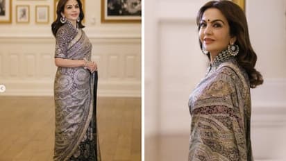 ಟ್ರಂಪ್ ಕ್ಯಾಂಡಲ್ ಲೈಟ್ ಡಿನ್ನರ್ ನಲ್ಲಿ ಮಿಂಚಿದ ನೀತಾ ಅಂಬಾನಿ