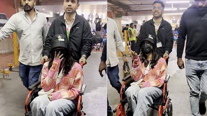 வீல் சேரில் அழைத்து செல்லப்பட்ட ராஷ்மிகா - செல்லத்துக்கு என்னாச்சு? பதறிப்போன ரசிகர்கள்