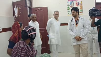 ಮಾನ್ವಿ: ಬೆಳ್ಳಂಬೆಳಗ್ಗೆ ತಾಯಿ ಮತ್ತು ಮಕ್ಕಳ ಆಸ್ಪತ್ರೆಗೆ ಆರೋಗ್ಯ ಸಚಿವ ದಿನೇಶ್ ಗುಂಡೂರಾವ್ ಭೇಟಿ, ಎನ್‌ಎಸ್ ಬೋಸರಾಜು ಸಾಥ್