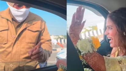 ಆಕೆಯ ಮುಖ ನೋಡಿ ಟ್ರಾಫಿಕ್‌ ರೂಲ್ಸ್‌ ಬ್ರೇಕ್ ಮಾಡಿದ ಕಾರನ್ನು ಹೋಗಲು ಬಿಟ್ಟ ಪೊಲೀಸರು..!