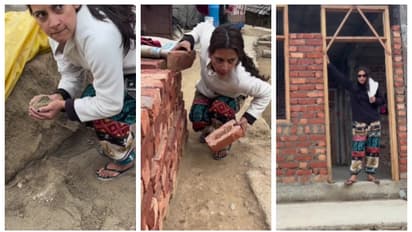 റോഡരികിൽ നിന്ന് മണലും ഇഷ്ടികയും മോഷ്ടിക്കുന്ന യുവതിയുടെ റീൽ വൈറൽ; പക്ഷേ, യഥാർത്ഥ്യം മറ്റൊന്ന് 