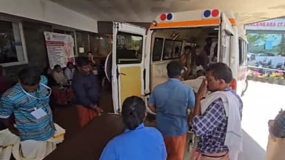 കുന്നംകുളത്ത് കാവിലക്കാട് പൂരത്തിനെത്തിച്ച ആന ഇടഞ്ഞ് ഓടി, ആനപ്പുറത്ത് നിന്നും വീണ് 4 പേർക്ക് പരിക്ക് 