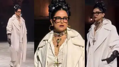 WATCH: Deepika Padukone's Sabyasachi look goes viral, netizens troll and compare her with Rekha