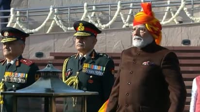 PM Modi dons yellow-red striped Safa & brown jacket for Republic Day: Decoding his parade look over the years