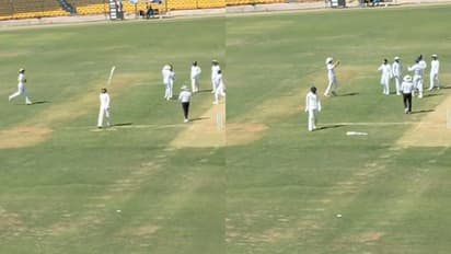 Shubman Gill throws bat in frustration after controversial dismissal in Ranji Trophy match