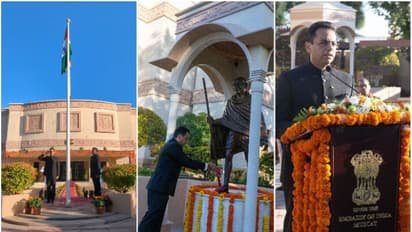 വിപുലമായ പരിപാടികളോടെ ഒമാനിൽ റിപ്പബ്ലിക് ദിനാഘോഷം; എംബസിയിൽ ഇന്ത്യൻ സ്ഥാനപതി പതാക ഉയർത്തി