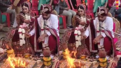 സ്വന്തം വിവാഹത്തിന് മന്ത്രങ്ങൾ ചൊല്ലി, പുരോഹിതനായി വരൻ, അമ്പരന്ന് വധുവും ബന്ധുക്കളും, വൈറലായി വീഡിയോ 