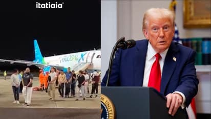 ಕೈಗೆ ಕೋಳ ಹಾಕಿ ನೀರನ್ನು ಕೊಡದೇ ಬ್ರೆಜಿಲ್ ಅಕ್ರಮ ವಲಸಿಗರ ವಿಮಾನವೇರಿಸಿದ ಡೊನಾಲ್ಡ್ ಟ್ರಂಪ್‌