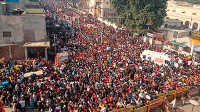 Record 25 lakh devotees visit Ramnagari since Republic Day, Ayodhya roads packed with pilgrims