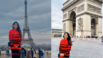 ಪ್ಯಾರಿಸ್ ಪ್ರವಾಸದಲ್ಲಿ ರೆಡ್ ಬ್ಯೂಟಿಯಾಗಿ ಕಂಡ ಕಾಂಗ್ರೆಸ್ ನಾಯಕಿ ಕುಸುಮಾ