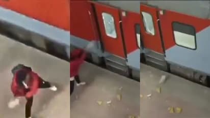 കുംഭമേളക്കുള്ള പ്രത്യേക ട്രെയിനിന്റെ വാതില് തുറക്കാനായില്ല: കല്ലെടുത്തെറിഞ്ഞ് ഡോർ തകർത്ത് യാത്രക്കാർ, കേസ്