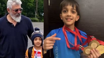 ஓட்டப்பந்தயத்தில் சிங்கம் போல் சீறிப்பாய்ந்த அஜித் மகன்; 3 தங்க மெடல்கள் வென்று அசத்தல்