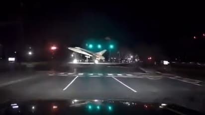 Caught on camera: Chilling moment when American Airlines jet collided with military chopper mid-air (WATCH)