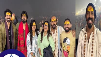 ಮಹಾಕುಂಭ ಮೇಳದಲ್ಲಿ ನಟ ರಾಜ್ ಬಿ ಶೆಟ್ಟಿ... ಜೊತೆಯಾದ ನಿರೂಪಕಿ ಅನುಶ್ರೀ, ಕಿರಣ್ ರಾಜ್