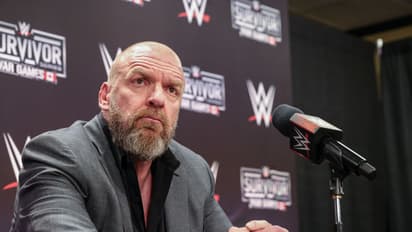 ‘I am speechless’: Emotional Triple H reacts after being inducted into WWE Hall of Fame 2025 (WATCH)