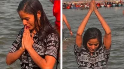 ಕುಂಭಮೇಳದಲ್ಲಿ ಪುಣ್ಯಸ್ನಾನ ಮಾಡಿ ಪಾಪವೆಲ್ಲಾ ಹೋಯ್ತು ಎಂದ ಪೂನಂ ಪಾಂಡೆ