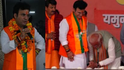 ಅಭ್ಯರ್ಥಿಯ ಪಾದ ಮುಟ್ಟಿ 3 ಬಾರಿ ನಮಸ್ಕರಿಸಿದ ಪ್ರಧಾನಿ ಮೋದಿ; ಯಾರು ಈ ಬಿಜೆಪಿ ನಾಯಕ?