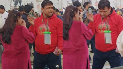 'ശ്ശോ ഏത് പെണ്ണും കൊതിക്കുന്നത് ഇതൊക്കെ തന്നെയല്ലേ?'; കുംഭമേളയിൽ നിന്നും വൈറലായി ഒരു ക്യൂട്ട് വീ‍ഡിയോ