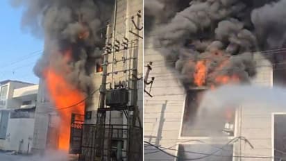 Delhi: Fire breaks out at factory in Bawana area under DSIIDC; No casualties reported (WATCH)