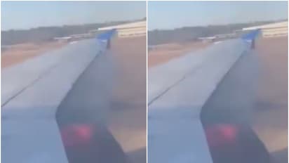 104 യാത്രക്കാരുമായി റൺവേയിൽ നിന്ന് പറക്കാനൊരുങ്ങിയ വിമാനം, ചിറകിൽ തീ കണ്ട് നിലവിളിച്ച് ആളുകൾ; അടിയന്തര നീക്കം