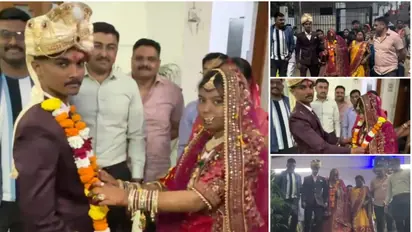 DRAMATIC! Surat police intervenes to save couple's marriage after family conflict over food (WATCH)