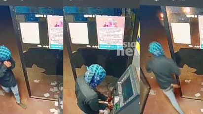 കുതിച്ചെത്തി പൊലീസ്, മുഖംമൂടി ധരിച്ച് എടിഎമ്മിൽ കയറിയ കള്ളന്റെ പ്ലാൻ പൊളിഞ്ഞു, ഓടി രക്ഷപ്പെട്ടു