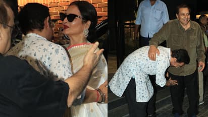 PHOTOS: Rekha, Aamir Khan, Dharmendra, and other Bollywood stars spotted at Loveyapa screening