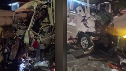 Kerala: Ambulance-lorry crash in Kottarakkara claims two lives, injures seven