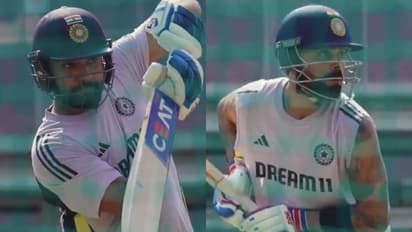 IND vs ENG: Rohit Sharma and Virat Kohli sweats out in nets ahead of India's first ODI vs England (WATCH)