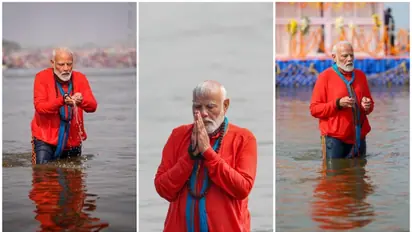 'Filled with spirit of devotion': PM Modi sends message after taking holy dip in Triveni Sangam; SEE post