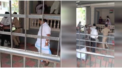 പിസി ചാക്കോ നിയമിച്ച പുതിയ ജില്ലാ പ്രസിഡന്റ് ഓഫീസിലെത്തി; എൻസിപി ഓഫീസ് എതിർവിഭാഗം തല്ലിത്തകർത്തു