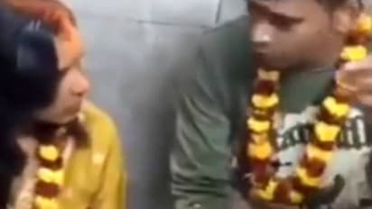 വിവാഹച്ചടങ്ങിന് പിന്നാലെ വധുവിനെ തല്ലി പൊലീസുകാരനായ വരന്, പിന്നാലെ സസ്പെൻഷൻ, വൈറലായി വീഡിയോ