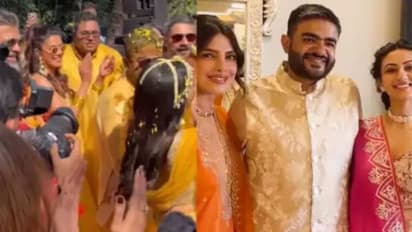 Priyanka Chopra Dance: తమ్ముడు సిద్ధార్థ్ హల్దీ వేడుకలో ప్రియాంక చోప్రా కిర్రాక్ డాన్స్, వీడియో వైరల్