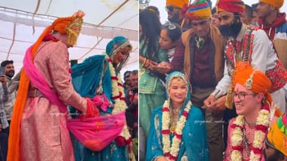 ഇന്ത്യയങ്ങിഷ്ടപ്പെട്ടു, രാജസ്ഥാനിൽ ആചാരപ്രകാരം വിവാഹിതരായി സ്കോട്ട്ലൻഡുകാർ‌