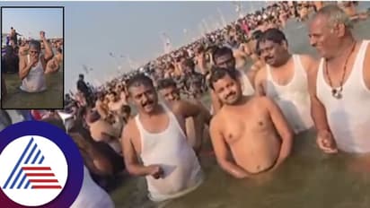 ಬಾಕಿ ಬಿಲ್ ಪಾವತಿಗಾಗಿ ರಾಜ್ಯದ ಗುತ್ತಿಗೆದಾರರಿಂದ ಕುಂಭಮೇಳದಲ್ಲಿ ಪುಣ್ಯ ಸ್ನಾನ!