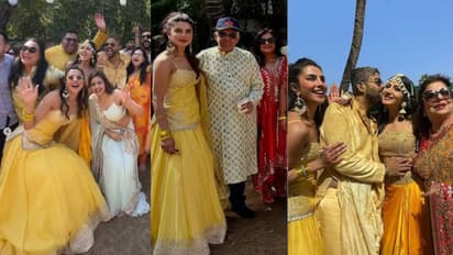 മഞ്ഞയിൽ മുങ്ങി സുന്ദരിയായി പ്രിയങ്ക ചോപ്ര; സഹോദരന്റെ ഹൽദി ആഘോഷ ചിത്രങ്ങള് വൈറല്