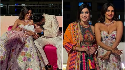 Priyanka Chopra wears floral gown for brother's Mehendi; 10 crore Bulgari necklace steals spotlight [PHOTOS]